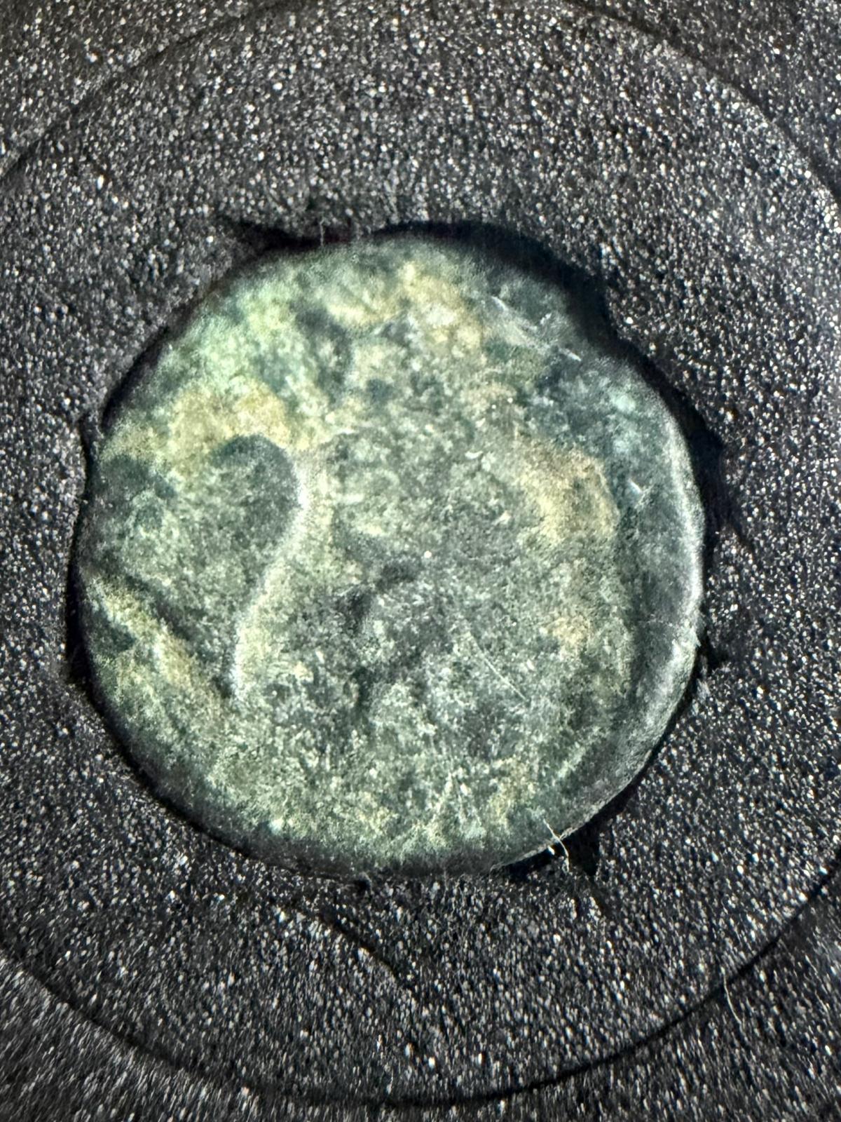 Ancient Greek Pergamon Bronze Coin, c. 282–133 BC – Athena