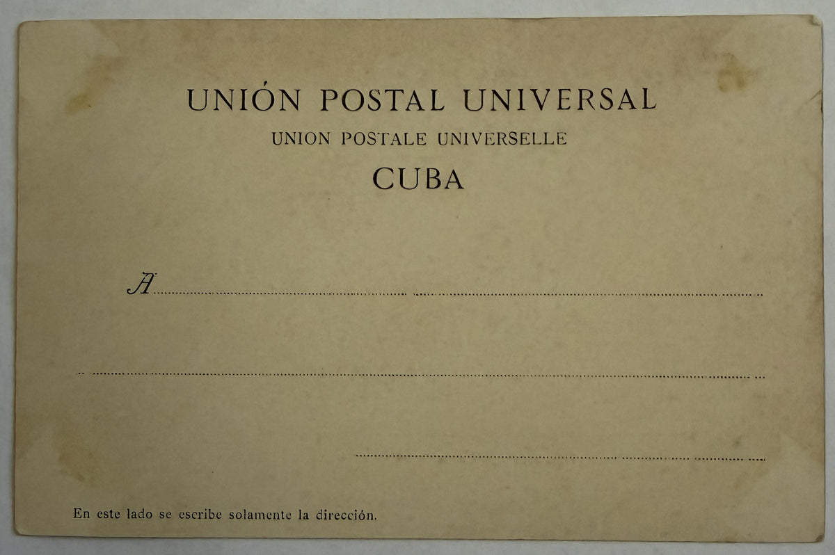 Vintage Cuba Postcard – Iglesia de Santa Lucia, Havana – UPU Unused