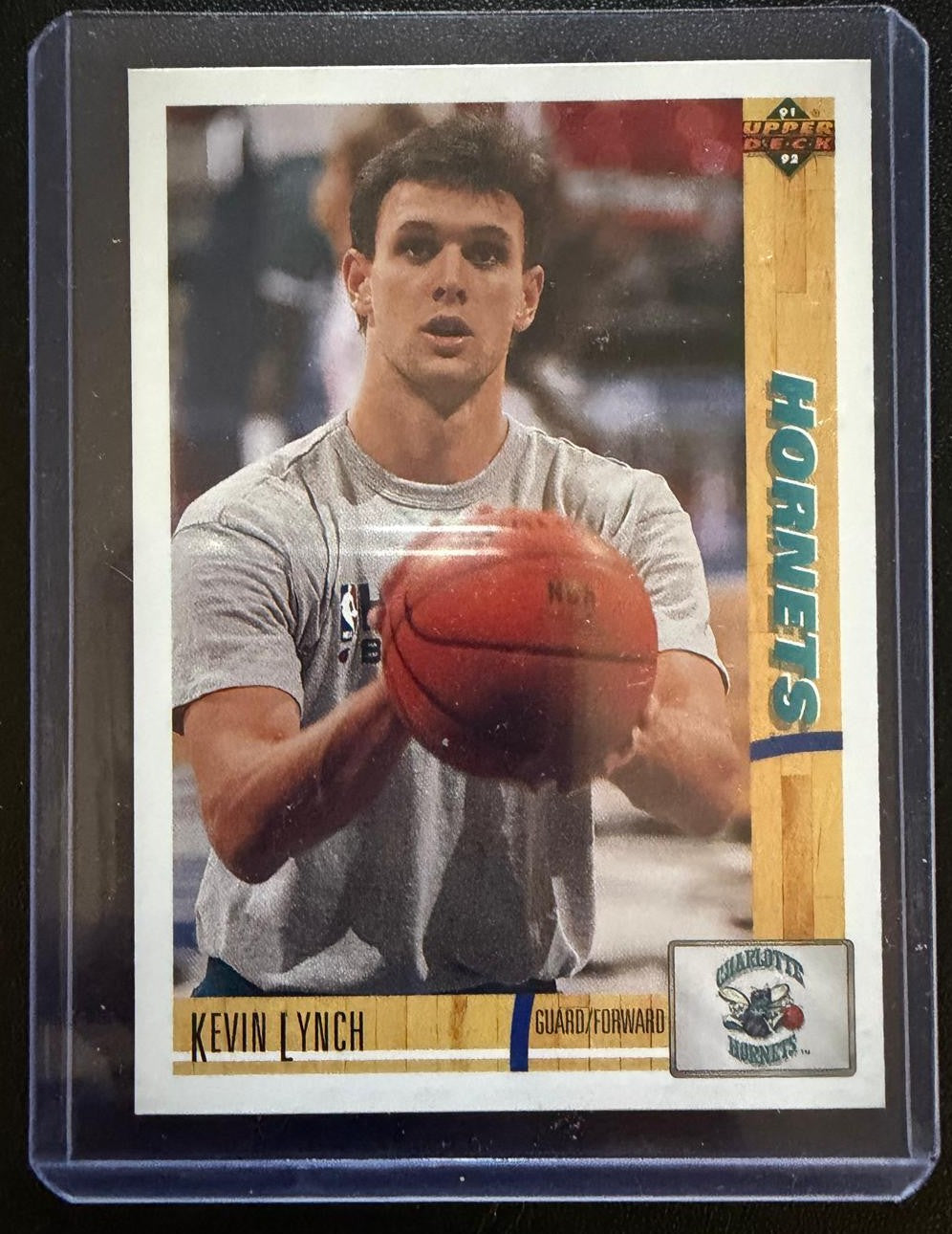 1991-92 Upper Deck #436 Kevin Lynch Novato – Charlotte Hornets