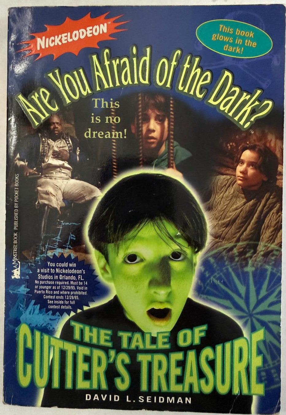 Are You Afraid of the Dark? Vintage 1995 Horror Paperback Lot of 2 – Nickelodeon Minstrel Books