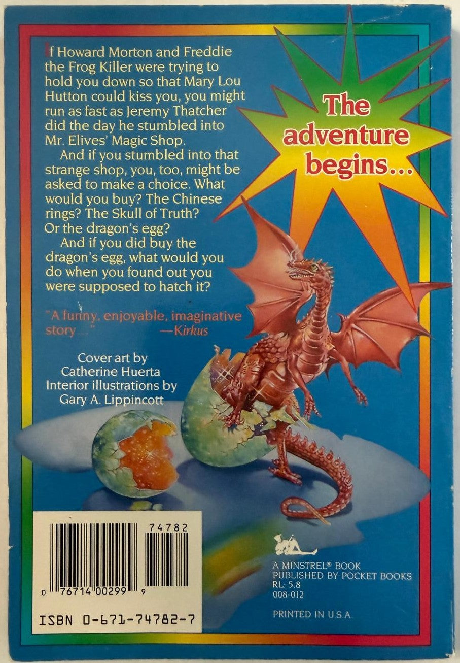 Lote de 4 libros de bolsillo de terror y fantasía de los años 90: Goosebumps, Nightmare Hall y Bruce Coville