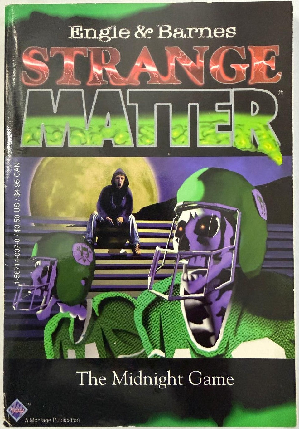 Strange Matter Books #1 & #2 – Vintage 1995 YA Horror Paperback Lot – Engle & Barnes