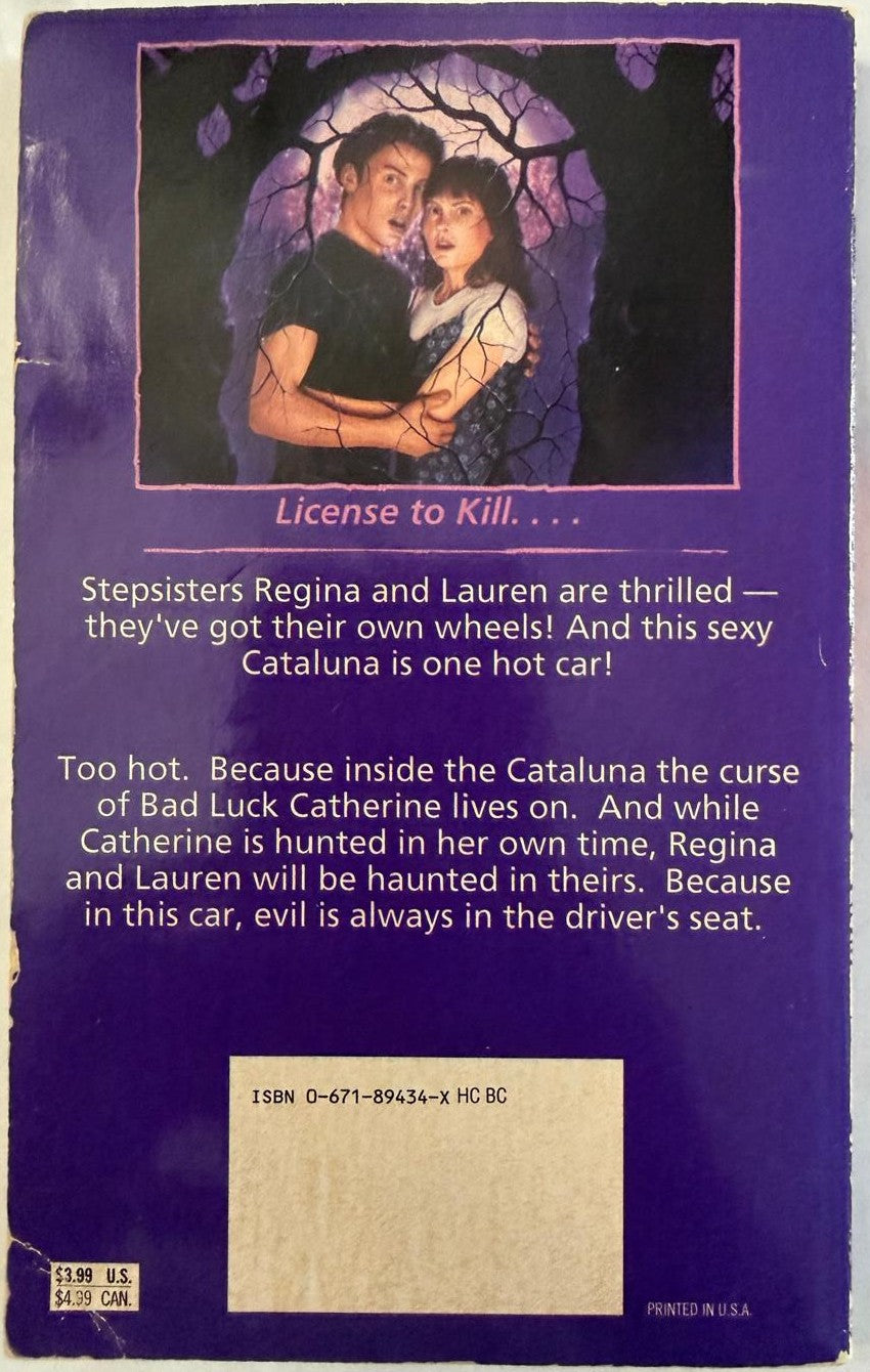 R.L. Stine Fear Street – Crónicas de Cataluna: El oscuro secreto #2 – Libro de bolsillo vintage de 1995
