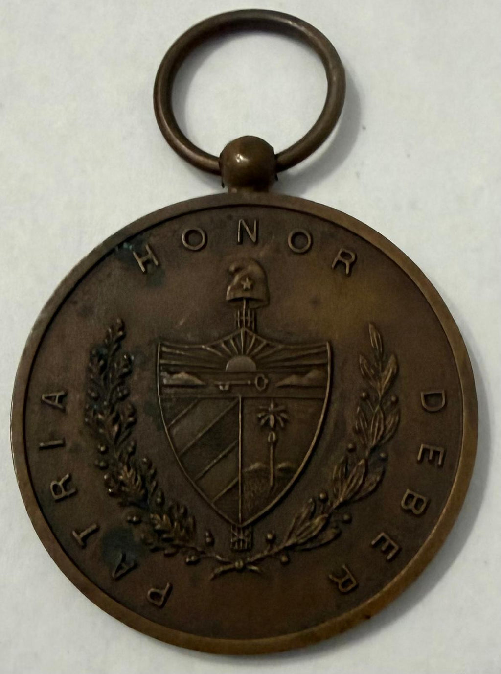 Cuba Republic Long Service Medal – Patria Honor Deber – 35mm – Pre-1959
