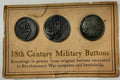 Vintage Imrie/Risley 18th Century Military Button Recasts – Revolutionary War Display
