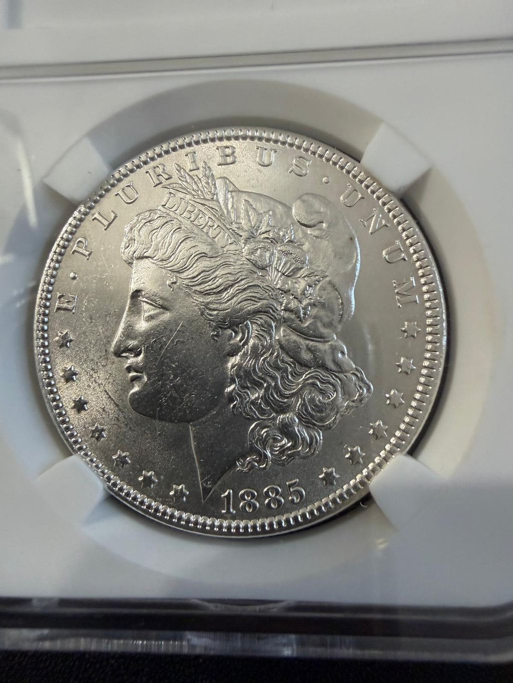 1885-O Morgan Silver Dollar – New Orleans Mint – 90% Silver – Uncirculated