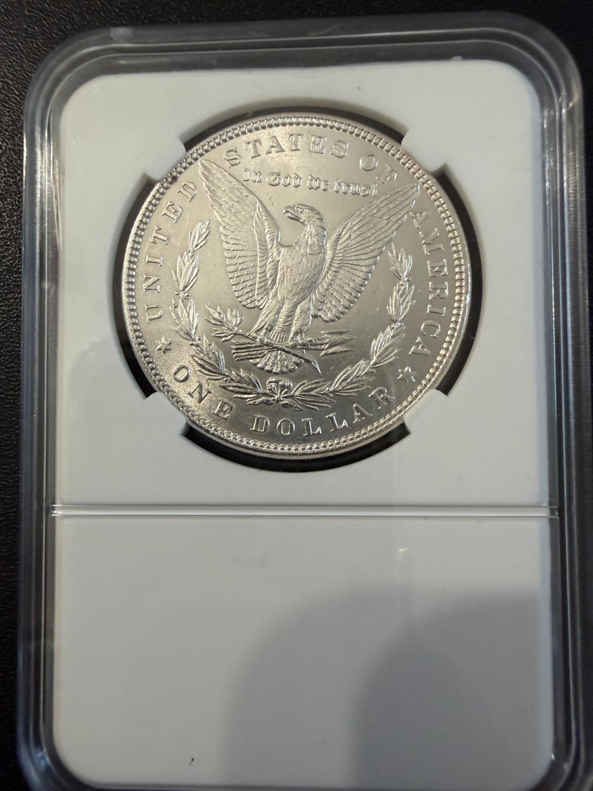 1885-O Morgan Silver Dollar – New Orleans Mint – 90% Silver – Uncirculated