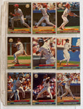 1992 Fleer Ultra Baseball #271–279 – 9-Card Consecutive Set – Ozzie Smith & Tony Gwynn