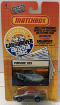 1989 Matchbox Porsche 959 Car and Driver Collector Cards Series I – Sealed