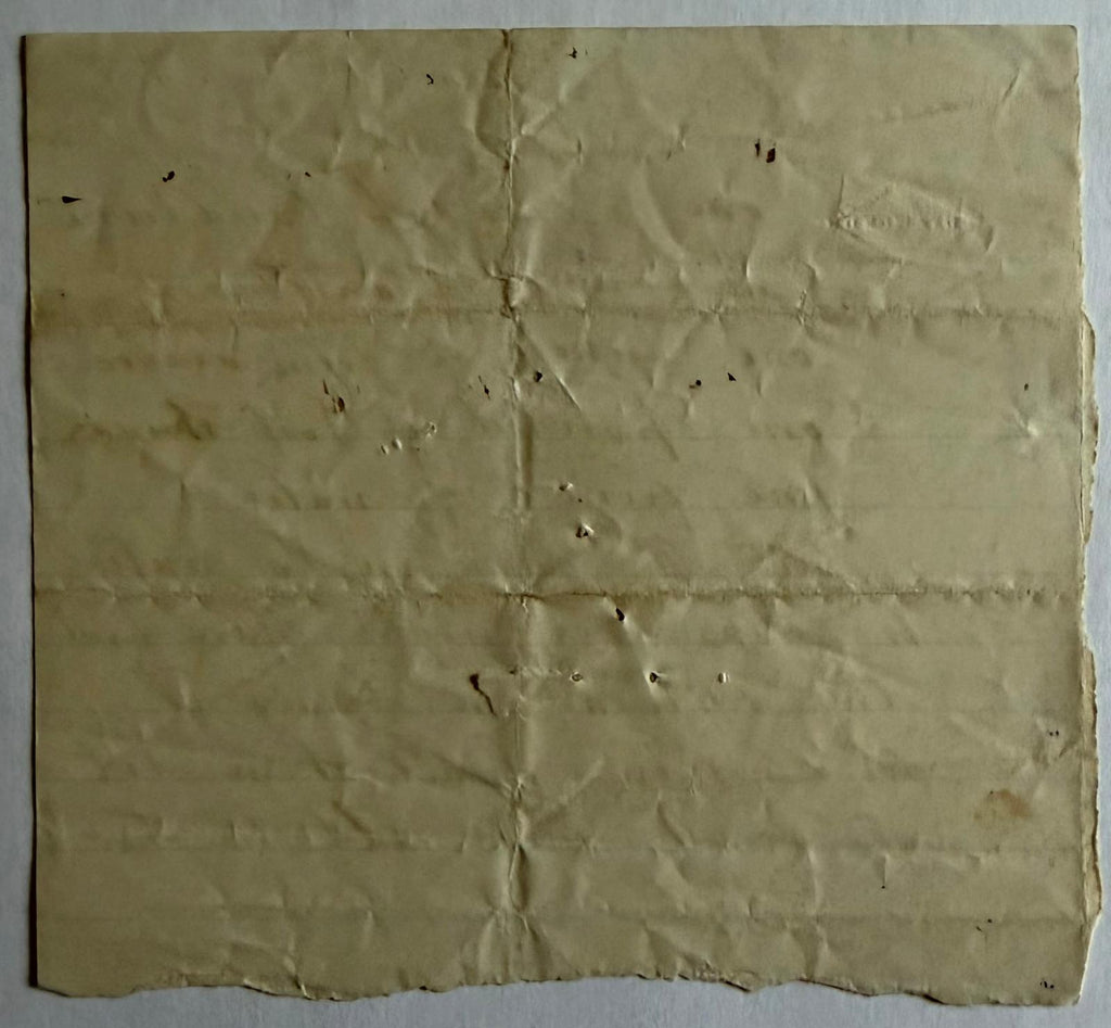 19th Century Handwritten Medical Recipe – Laudanum & Antimony – Apothecary Ephemera