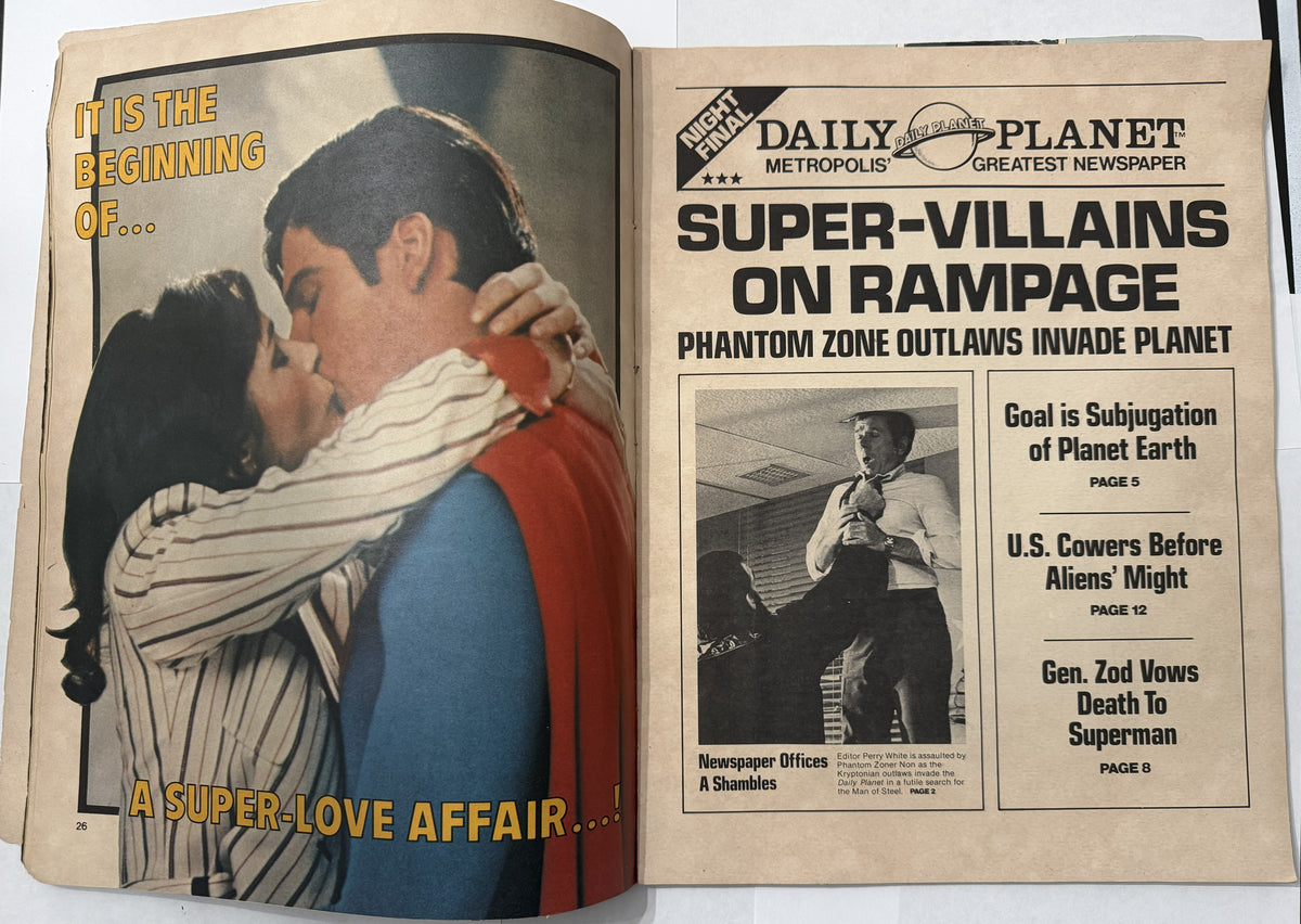 1981 Superman II Movie Magazine DC Special Series #25 Christopher Reeve – Sin Portada