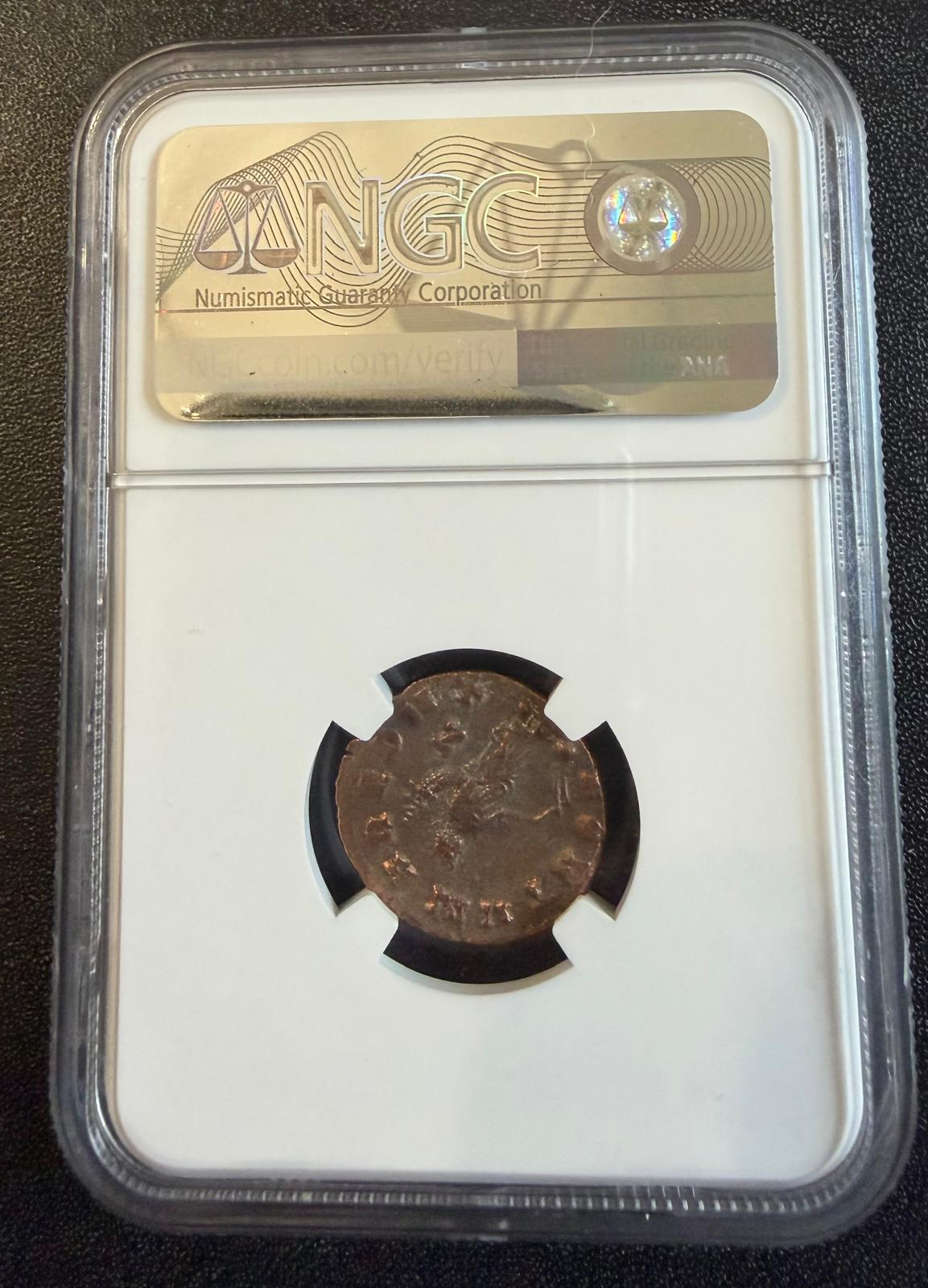 Ancient Roman Coin Claudius II AD 268–270 BI Double-Denarius – NGC Certified
