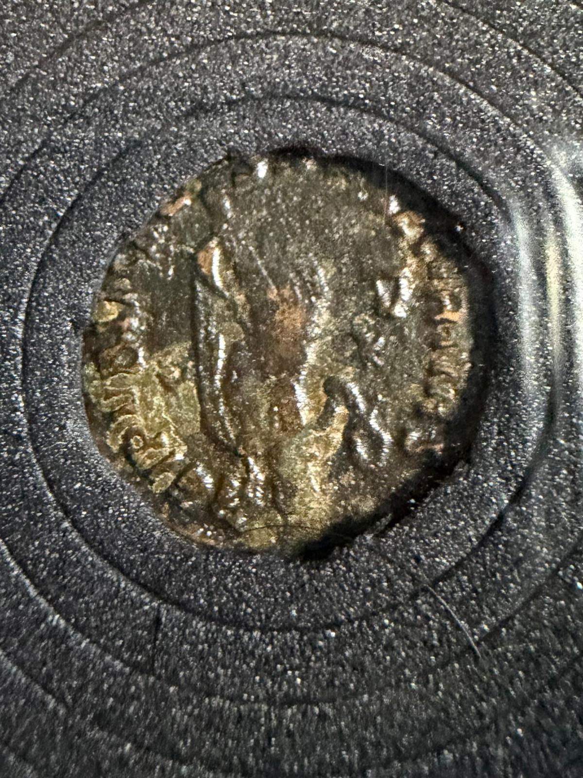 Ancient Roman Valens AE3 Bronze Coin 364–378 AD – Chi-Rho Labarum & Captive