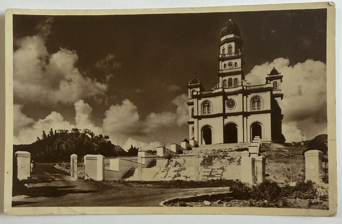 c.1939–1950 Cuba EKC RPPC Santuario de la Caridad del Cobre Santiago