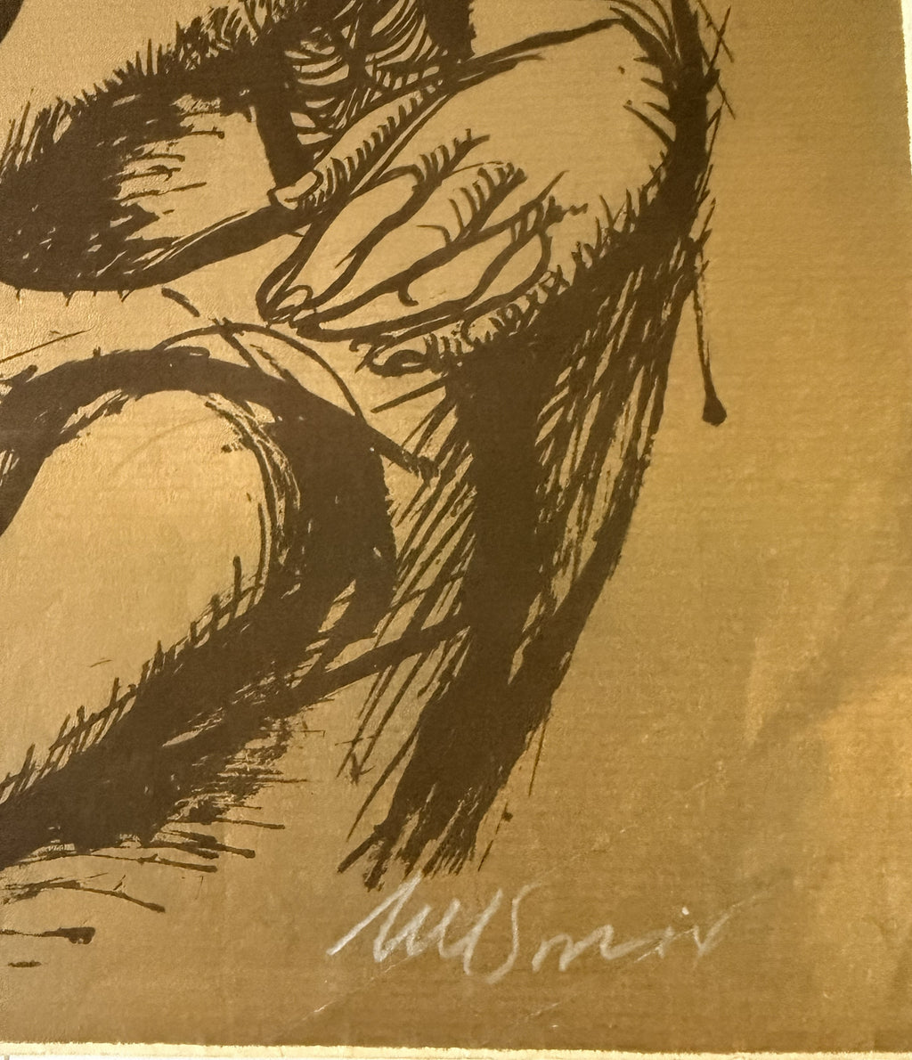 Nelson Villalobos Ferrer Serigrafía Cubana 1983 Firmada y Numerada 21/300