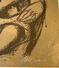 Nelson Villalobos Ferrer Serigrafía Cubana 1983 Firmada y Numerada 21/300
