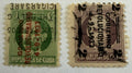 1933 Cuba, Juego de sellos con sobrecarga del Gobierno Revolucionario – José Martí y Luz y Caballero