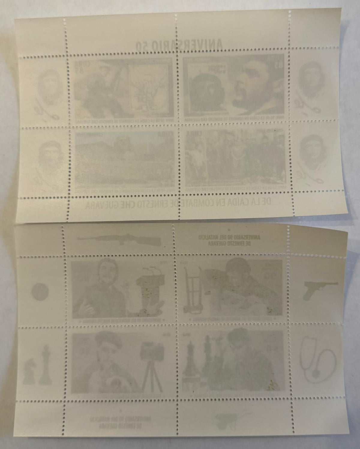Cuba Che Guevara Stamp Sheets 2017 & 2018 – 50th Death & 90th Birth Anniversaries MNH
