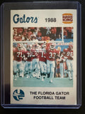 1988 Burger King Florida Gators Football Team #1 Vintage McDag Card