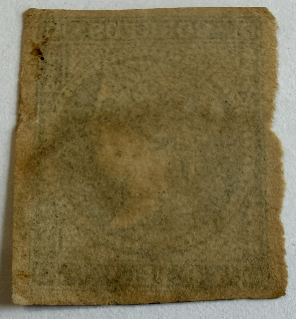 1857 Cuba ½ Real Plata Queen Isabella II Stamp – Spanish Colonial – Used